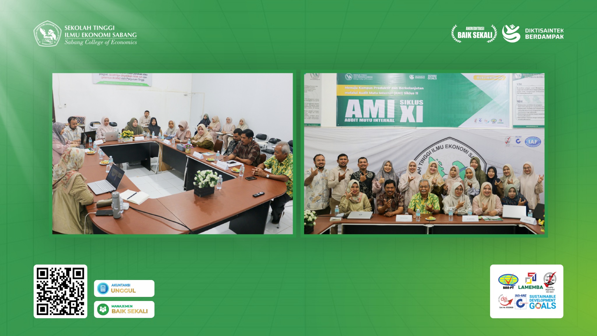 Perkuat Budaya Mutu, STIES Banda Aceh Buka Audit Mutu Internal (AMI) Siklus 11