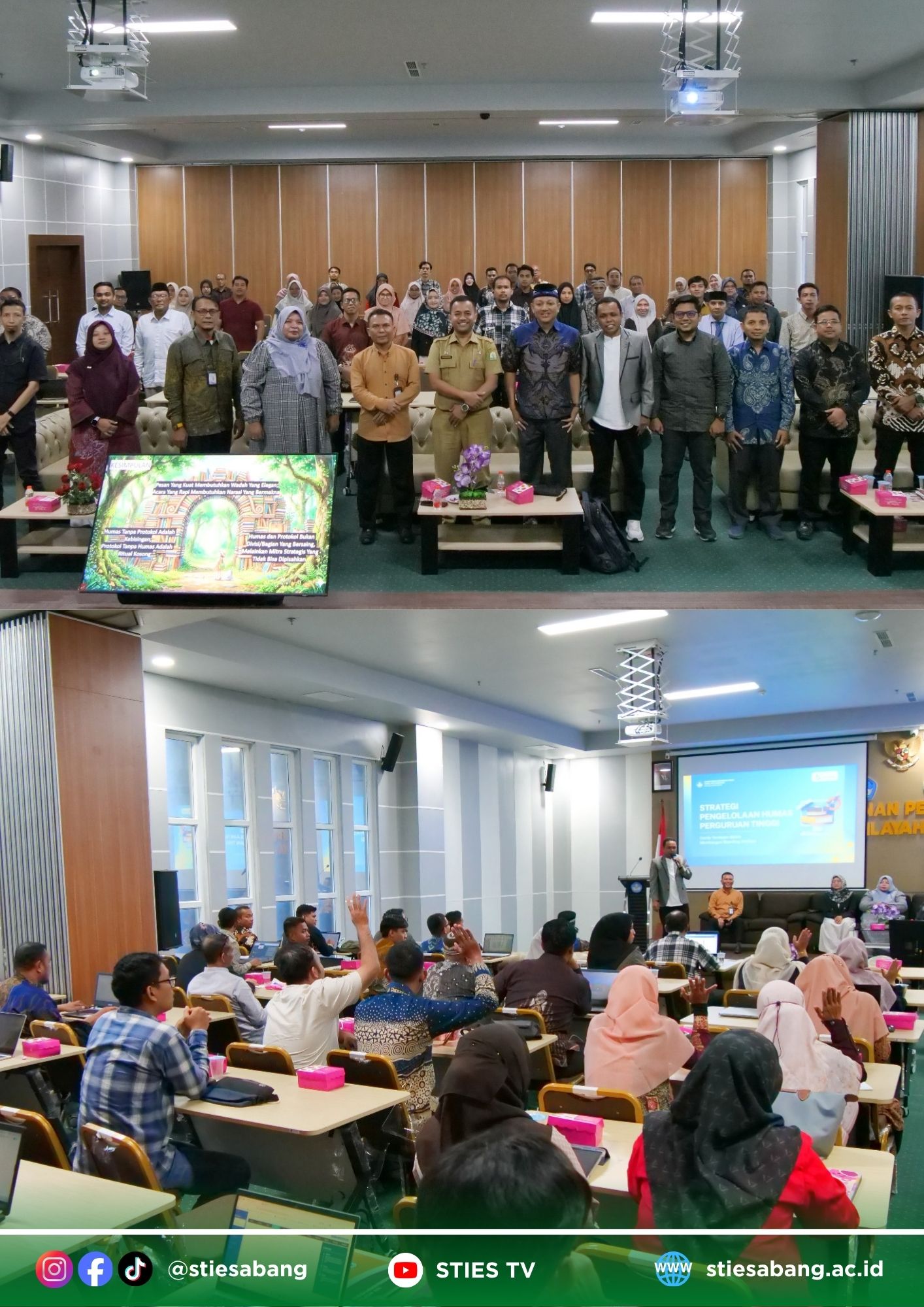 STIES Hadiri Rakor LLDikti XIII & Pembentukan Forum Humas PT Aceh